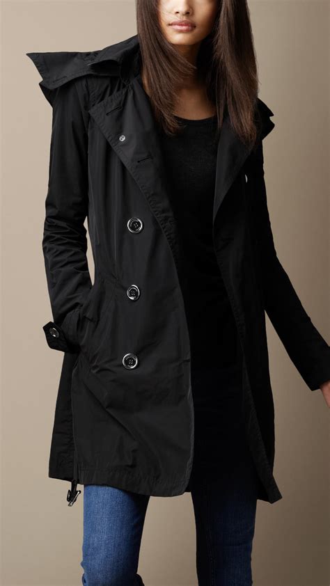 lightweight burberry raincoat with hood|burberry women's raincoat with hood.